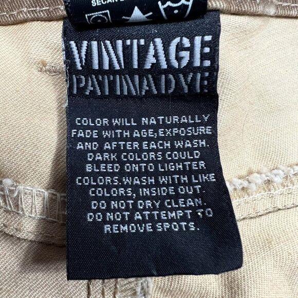 Kuhl Men's Vintage Patina Dye Rydr Coated Canvas Pants Brown Size 38x32 - Picture 6 of 9